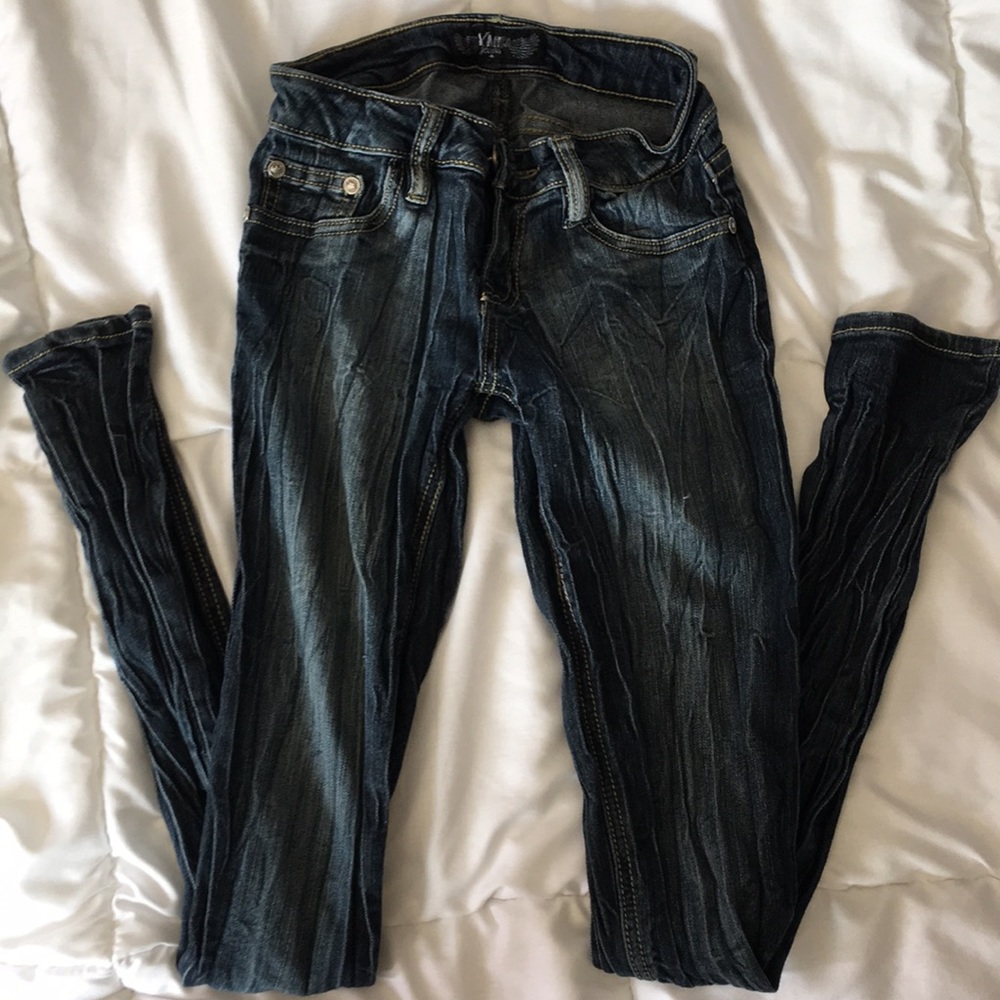 YMI Naturally Wrinkled Skinny Jeans